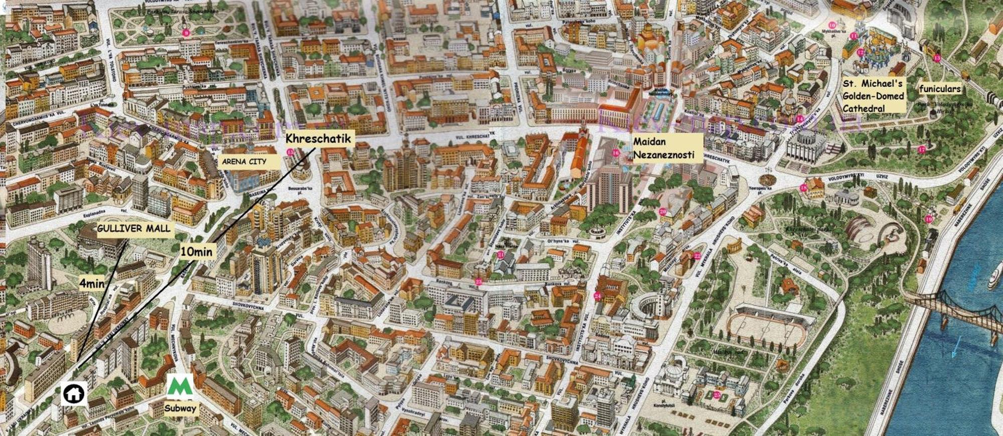 Apartment Baseina Khreschatyk Киев Екстериор снимка